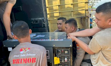 Bantuan-Logistik-Kapolri-untuk-Polres-Aceh-Tamiang-Tiba,-Pastikan-Pelayanan-Kepolisian-Segera-Pulih