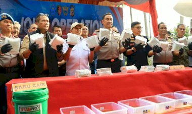 Kapolri:-Tim-Gabungan-Sita-Hampir-1,2-Ton-Sabu-dari-Laboratorium-Gelap-di-Aceh