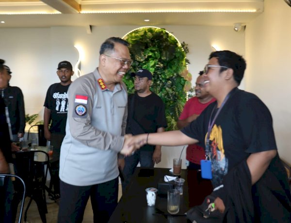 Satgas Humas Ops Damai Cartenz-2026 Perkuat Kolaborasi Melalui Silaturahmi Bersama Wartawan di Timika