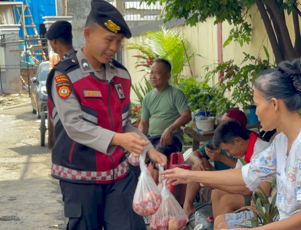 Rajut Kepedulian Sosial Idul Adha 1447 H, Korsabhara Baharkam Polri Salurkan 802 Paket Daging Kurban