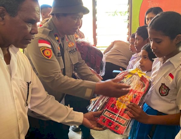 Terapi USEFT, Trauma Healing dan Bantuan Kapolda NTT Hadirkan Senyum Anak-Anak Terdampak di Adonara Timur