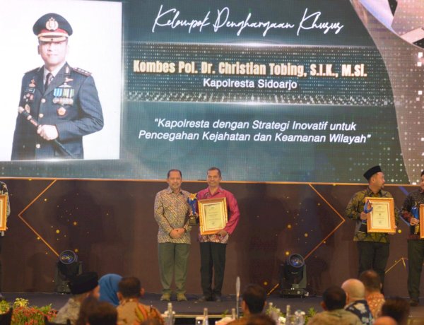 Strategi Inovatif Kapolresta Sidoarjo Cegah Kejahatan dan Keamanan Wilayah Raih Radar Surabaya Award
