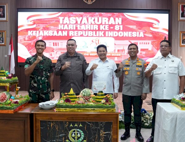 Kapolresta Sidoarjo Hadiri Tasyakuran Hari Lahir Kejaksaan RI ke-81