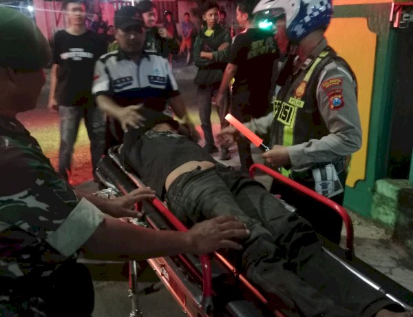 Gerak Cepat Polsek Buduran Tangani Laka Lantas, Polisi Sigap Evakuasi Korban ke Rumah Sakit