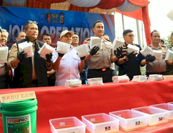 Kapolri: Tim Gabungan Sita Hampir 1,2 Ton Sabu dari Laboratorium Gelap di Aceh