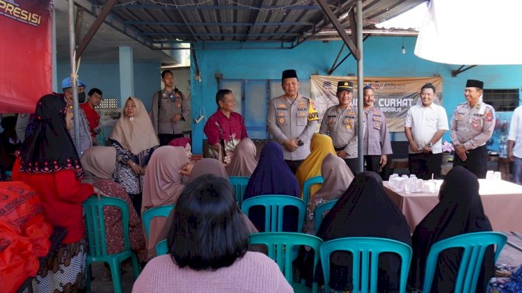 Jumat Curhat Polresta Sidoarjo di Desa Jumput Rejo