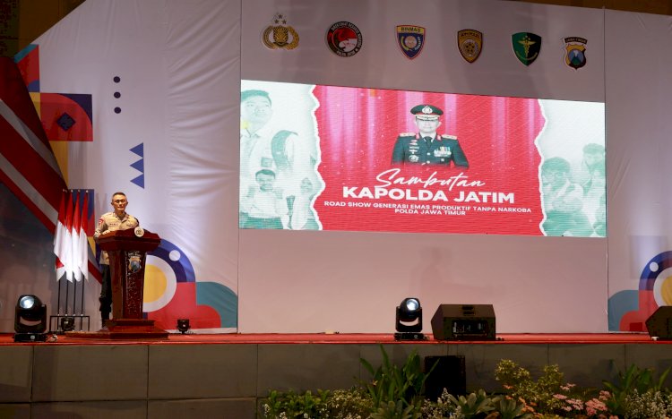 Polda Jatim Gelar Road Show, Generasi Emas Produktif Tanpa Narkoba