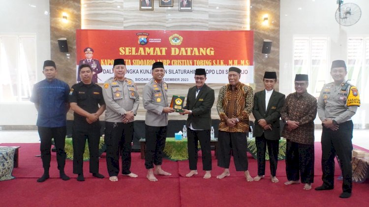 Wujudkan Pemilu 2024 Damai, Kapolresta Sidoarjo Gandeng DPD LDII Sidoarjo