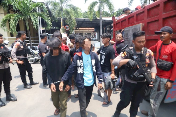 Polres Mojokerto Berhasil Amankan Puluhan Orang Diduga Pelaku Penyalahgunaan Narkoba