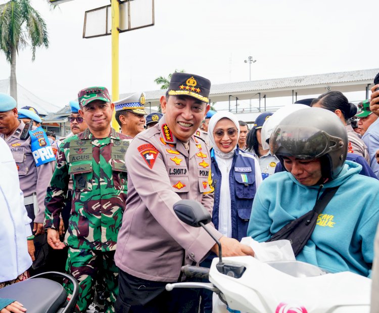 Kapolri Tegaskan TNI-Polri Komitmen Beri Rasa Aman ke Warga yang Mudik