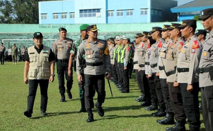 Polresta Malang Kota Siagakan 3000 lebih Personel Gabungan Siap Amankan Pilkada 2024