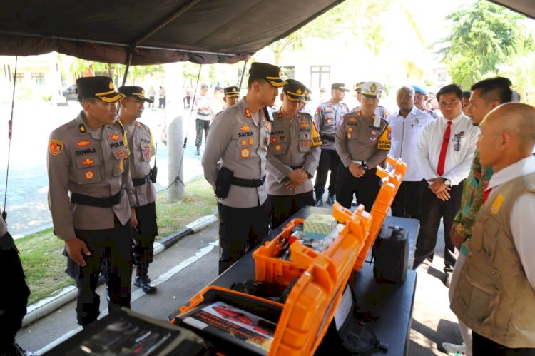 Cek Ranmor Dinas, Polres Magetan Pastikan Kesiapan Pengamanan Pilkada 2024