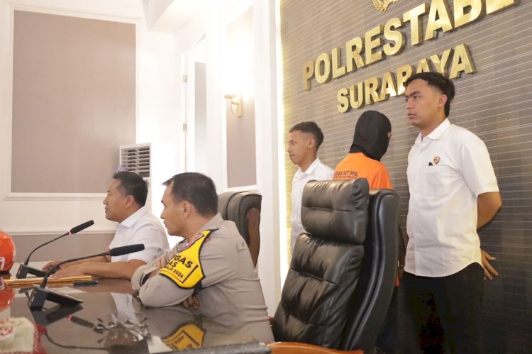 Polisi Amankan Tersangka Pelecehan Dua Siswi SMP di Surabaya