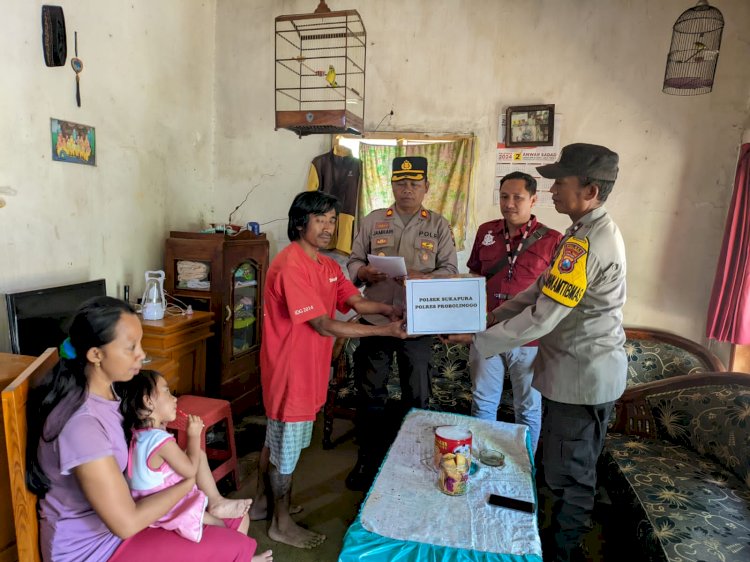 Peduli Disabilitas, Polres Probolinggo Berikan Tali Asih Kepada Anak Berkebutuhan Khusus