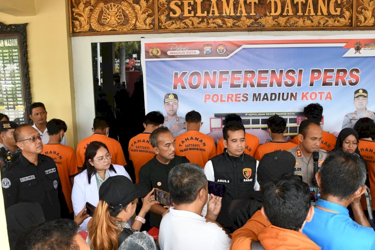 Polres Madiun Kota Berhasil Ungkap Kasus Judol dan TPPO, Wujudkan Astacita Presiden RI