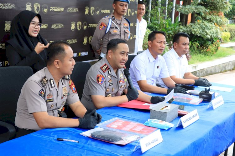 Bongkar Jaringan Narkoba Lintas Pulau, Polres Gresik Amankan 6 Tersangka
