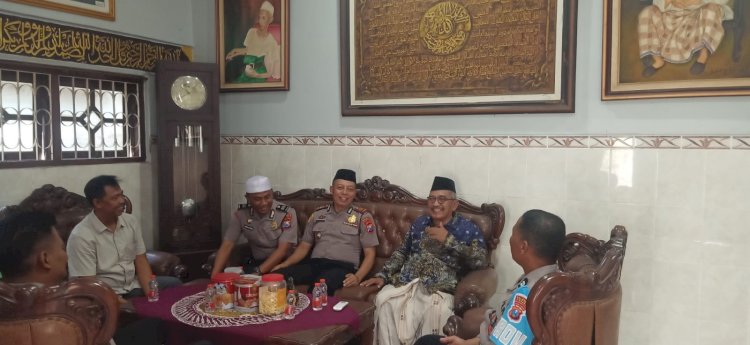 Kapolsek Jabon Silaturahmi dengan Tokoh NU Sidoarjo, Perkuat Sinergi Jaga Kamtibmas